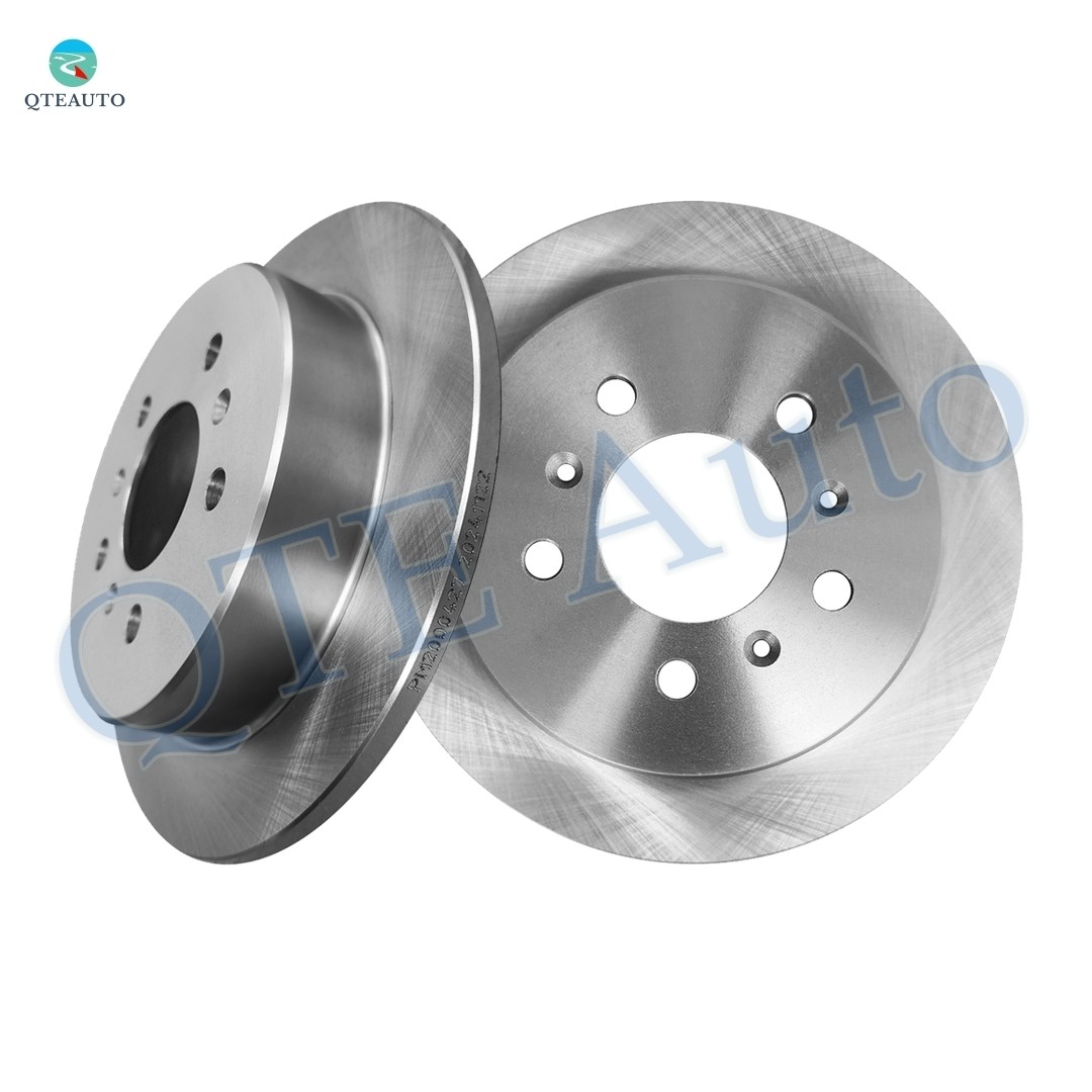 Rear 278mm Brake Disc Rotors For 2008 2009 Buick Lacrosse V8 5.3L 5 Stud Wheel