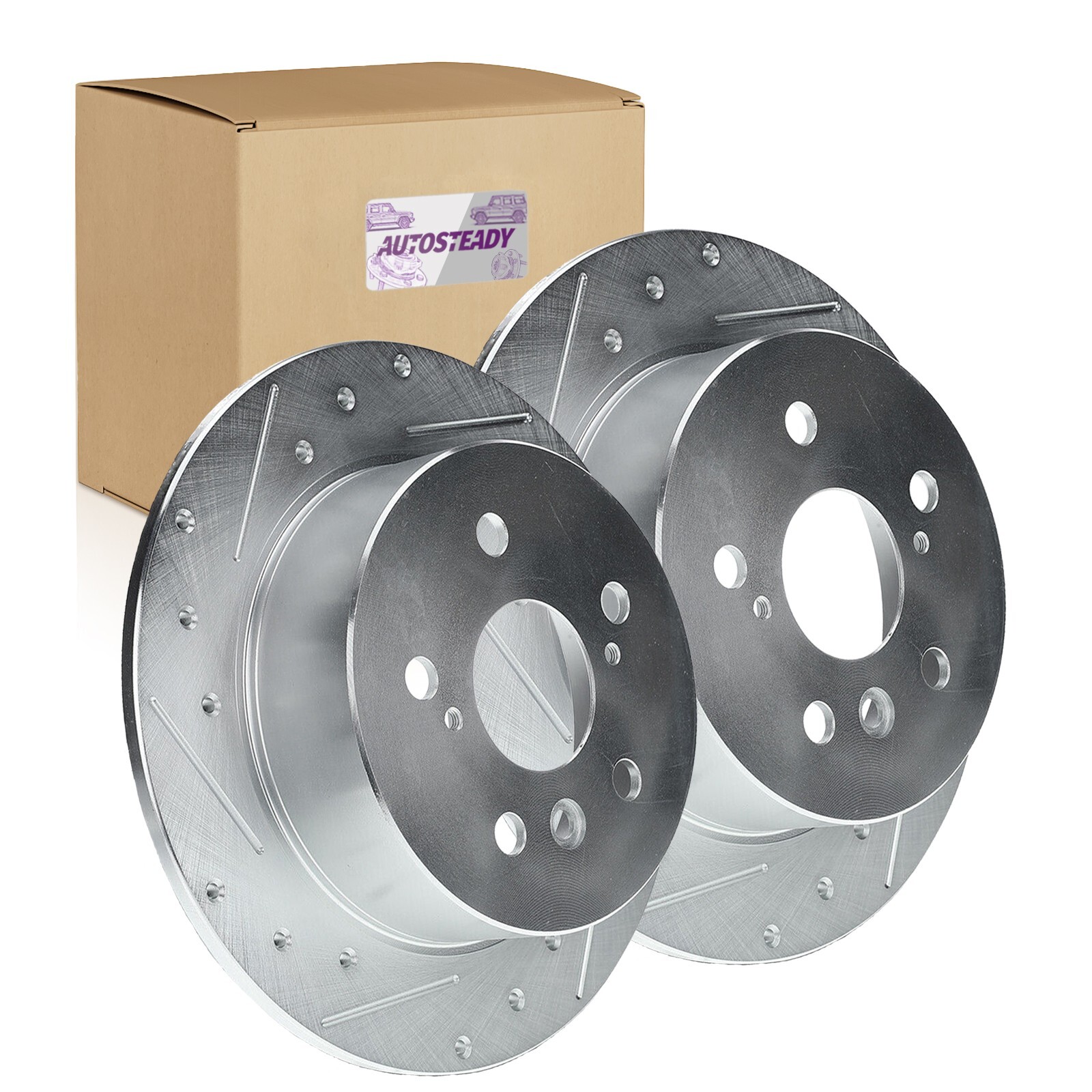 Rear Solid Brake Rotors for 2007 – 2012 Lexus ES350 2008 – 2012 Toyota Avalon