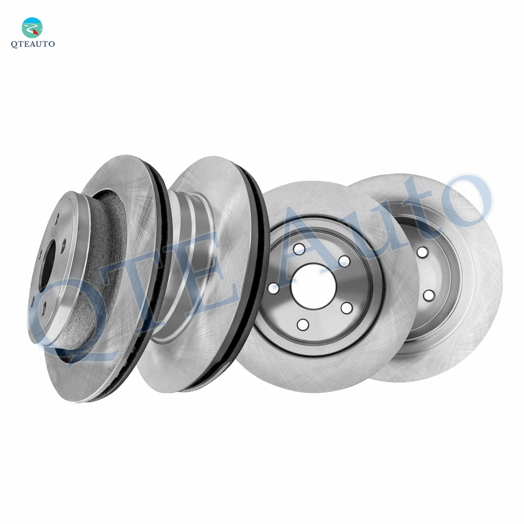 Set of 4 Front 336mm-Rear 352mm Brake Disc Rotors For 2011-2018 RAM 1500