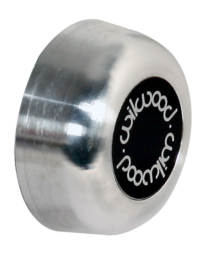 Wilwood Universal Aluminum Screw-In Wheel Hub Dust Cap with O-Ring Natural