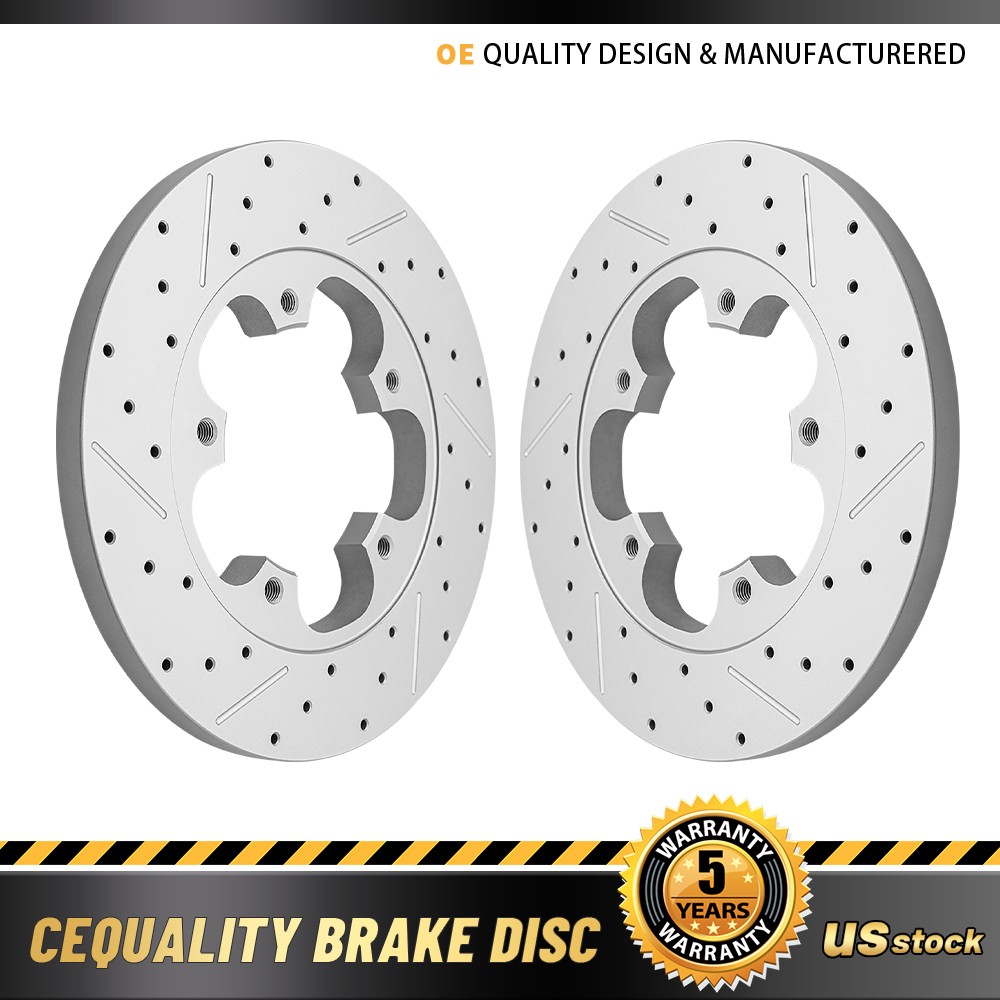 Rear Drilled Disc Brake Rotors for Ford Transit-150 Transit-250 350 2015 – 2025