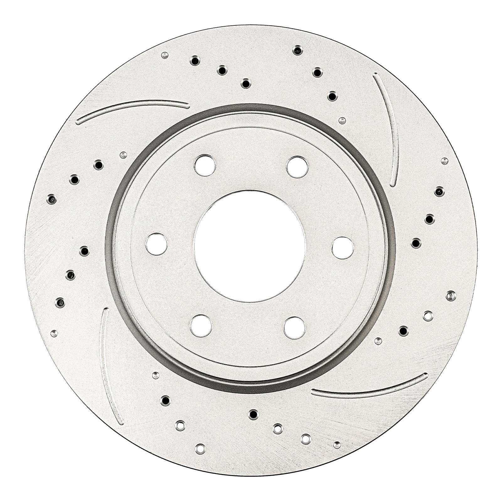 2x Front Drilled Slotted Vented Brake Rotors for 2009 Suzuki Equator 12142089