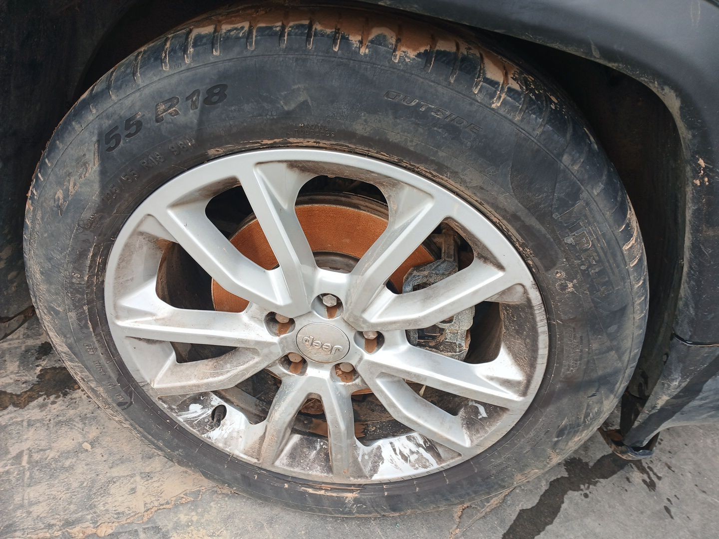 FRONT BRAKE DISC / LEFT / 30 CM DIAMETER / 1034681 FOR JEEP COMPASS