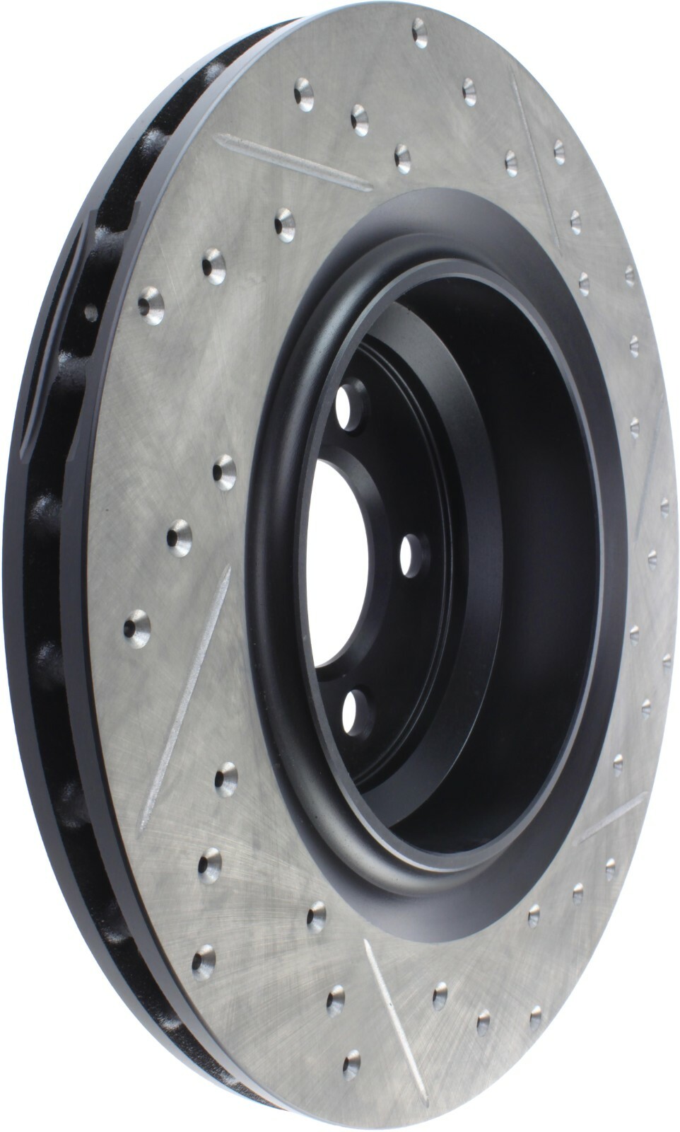 StopTech 127.63064R Drilled & Slotted Rear Brake Rotor for 06-19 Dodge Charger