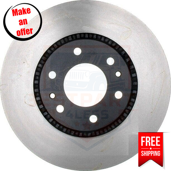 Raybestos 580023R Front Brake Discs Carbon Steel 6 Lugs for 03-06 Chevrolet SSR