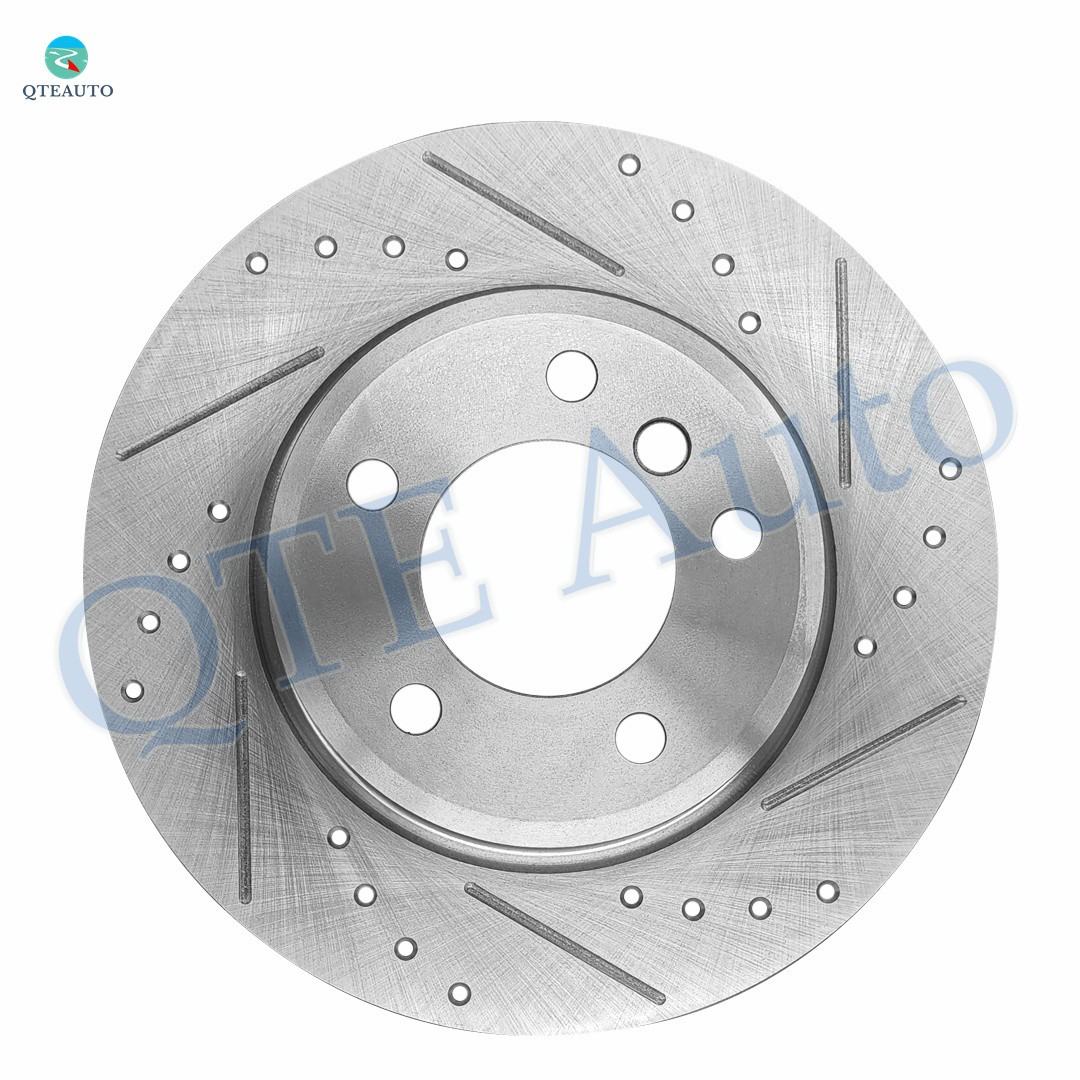 4 Front 300mm-Rear 294mm Drilled Slotted Brake Rotors To 2001-2005 BMW 325I Base