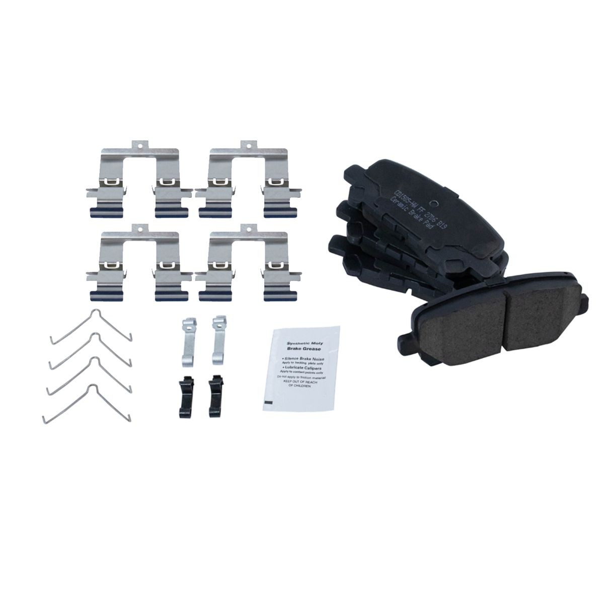 TRQ Rear Ceramic Brake Pad & 2 Rotors Kit Set for MDX ZDX Pilot Odyssey