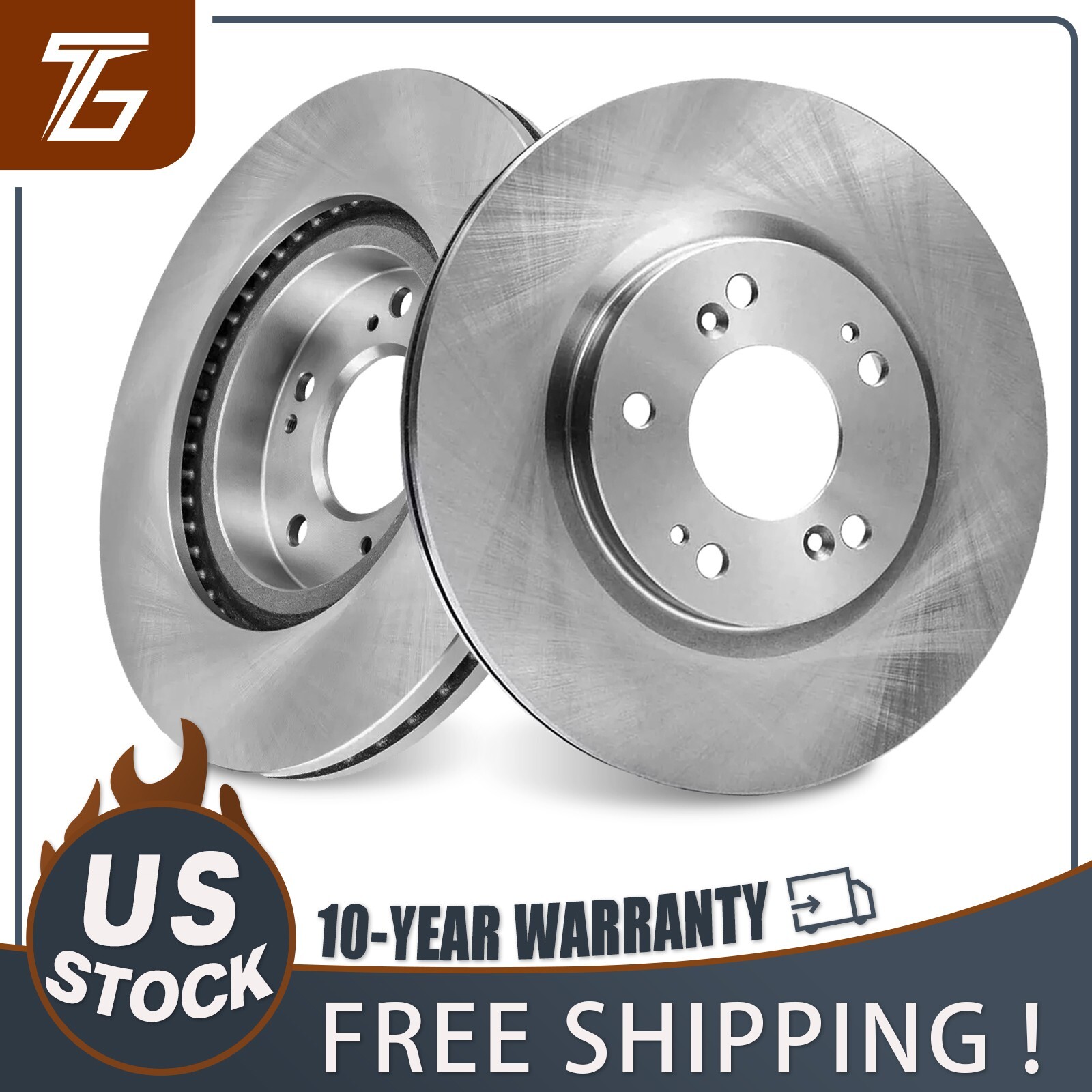 Front Brake Rotors for 2007 – 2017 Jeep Patriot 2008 2009 – 2014 Dodge Avenger