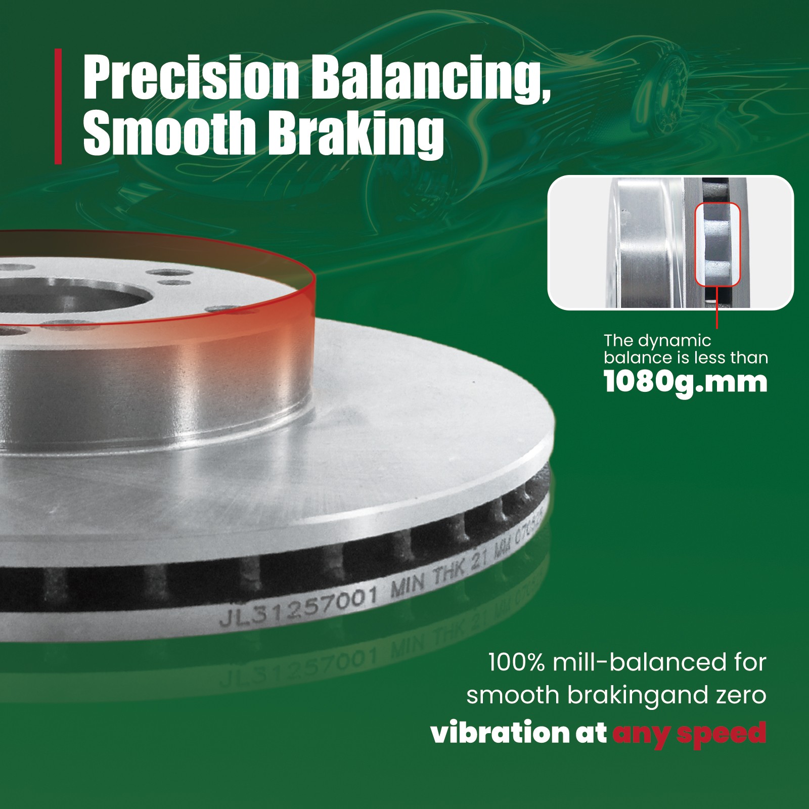 12.01″ 305mm Front Brake Rotors for Ascender Bravada Rainier Trailblazer Envoy