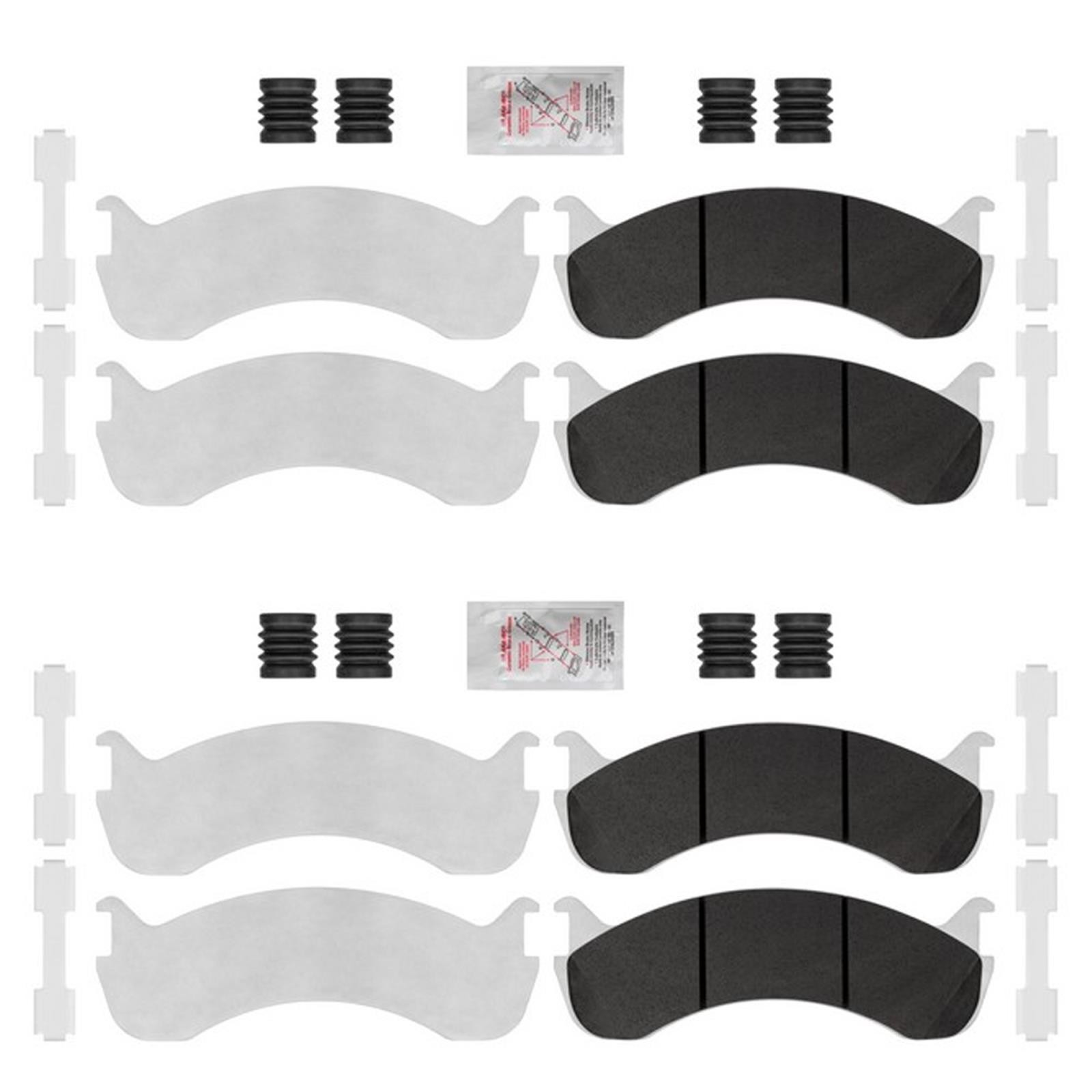 Upgraded Front Rear Galvanized Fleet Pad Fits 6 Hole 66MM Caliper International