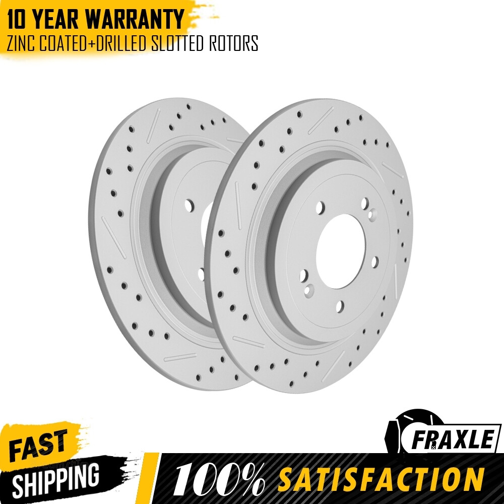 302mm Rear Disc Brake Rotors Set for Hyundai Tucson 2016-2021 Kia Sportage Nexo