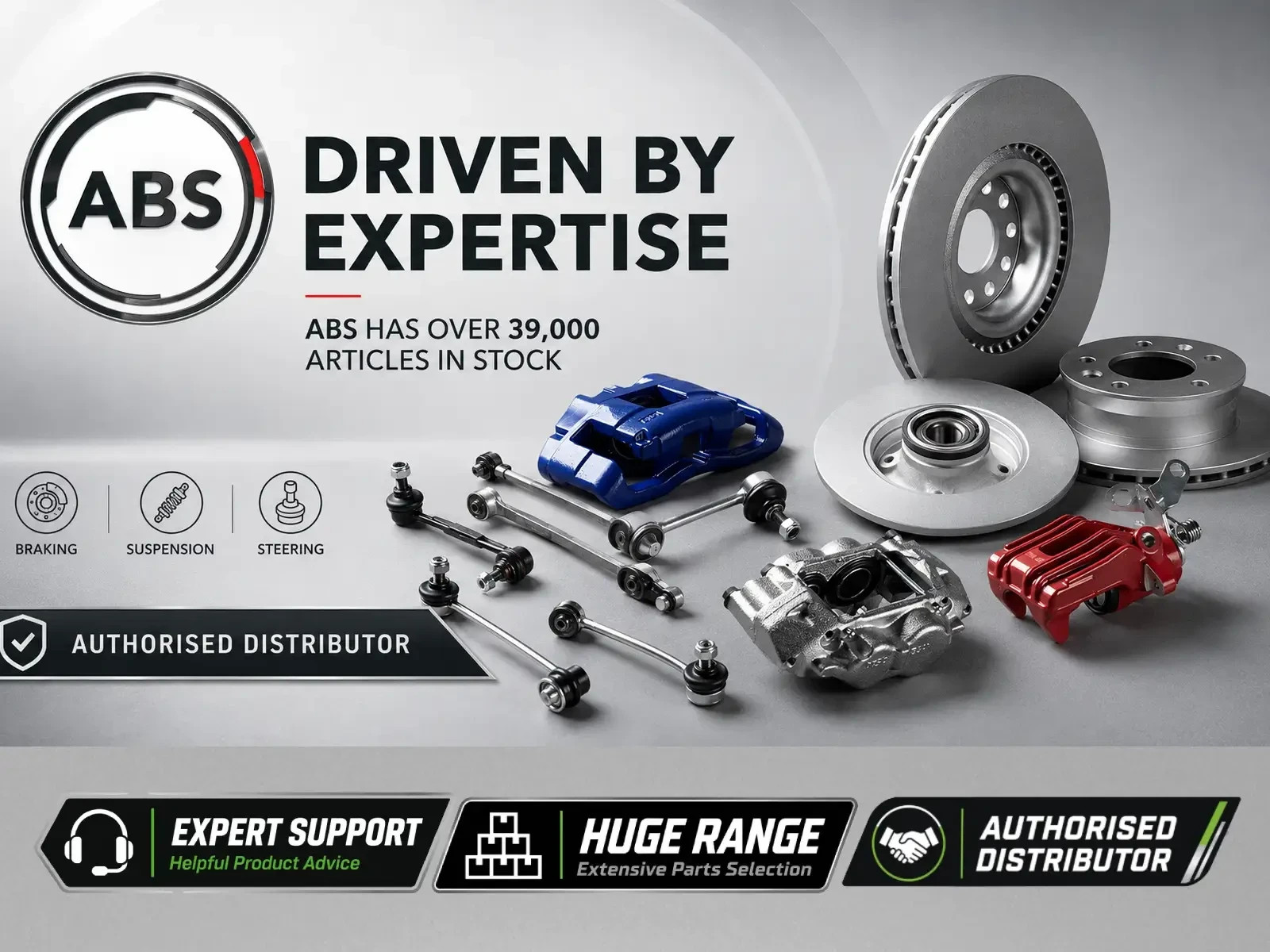 ABS 16269 Front Brake Discs Pair 234mm Solid Fits Mitsubishi Proton Aeroback