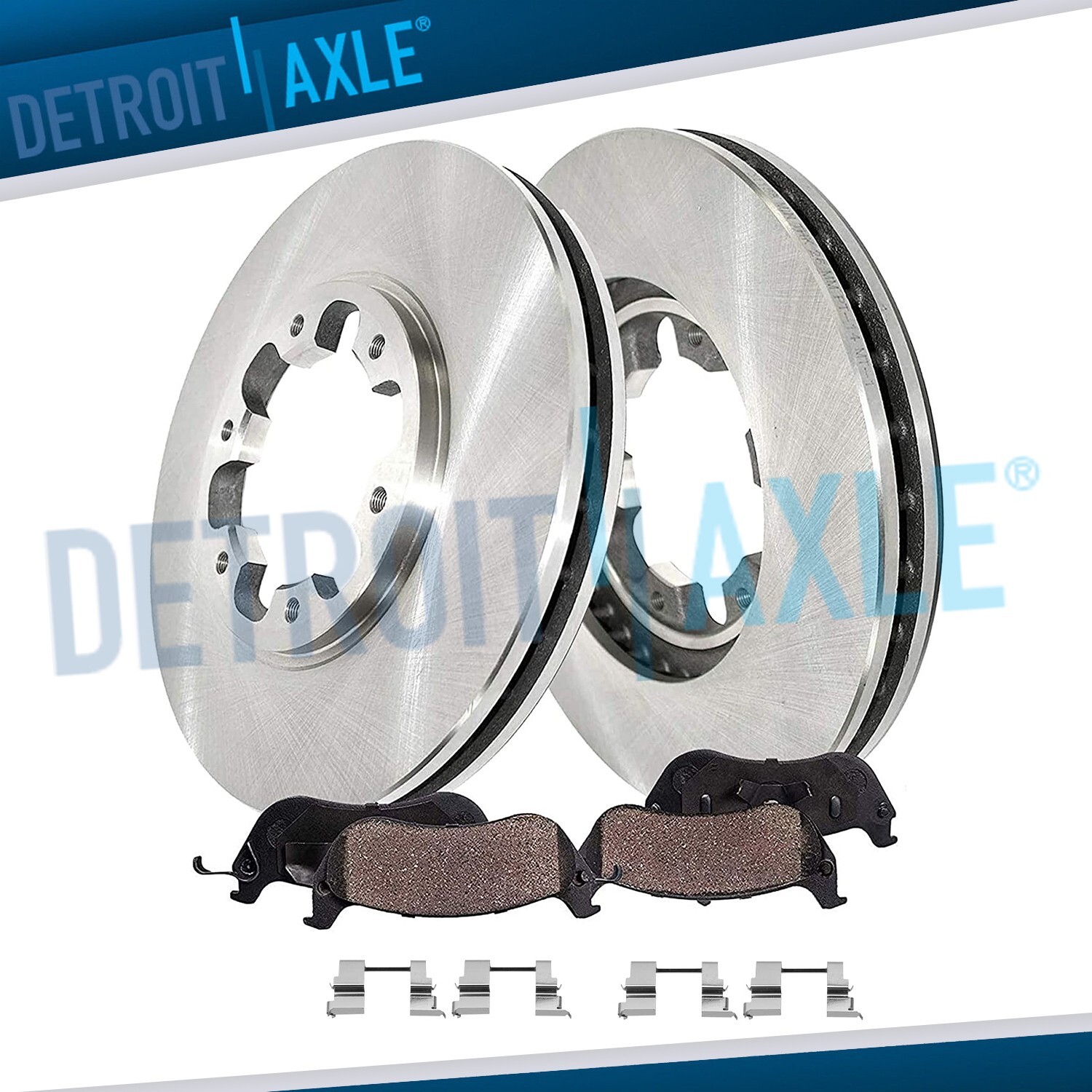 280mm Front Disc Rotors + Ceramic Brake Pads for Colorado GMC Canyon Isuzu I-290
