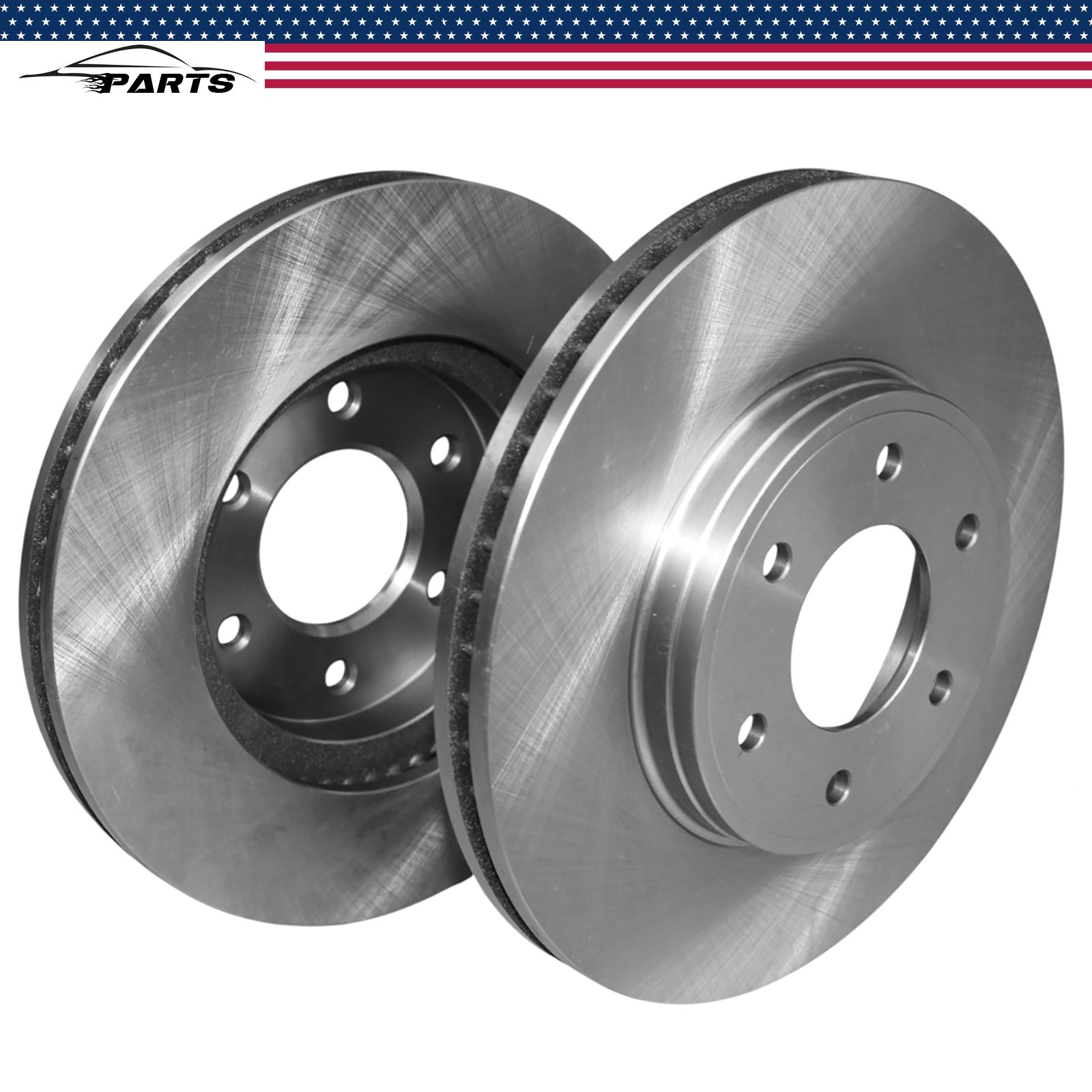 2x Front Disc Brake Rotors for Chevrolet Trailblazer 2006-2009 V8 6.0L Saab 9-7x
