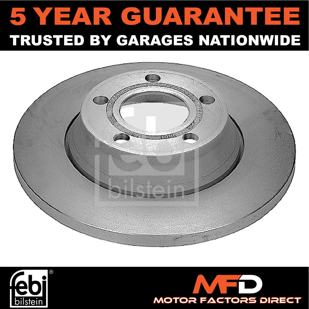 Fits Audi A4 1994-2001 1.6 1.9 TDi Febi Front Brake Discs 8D0615301AROH