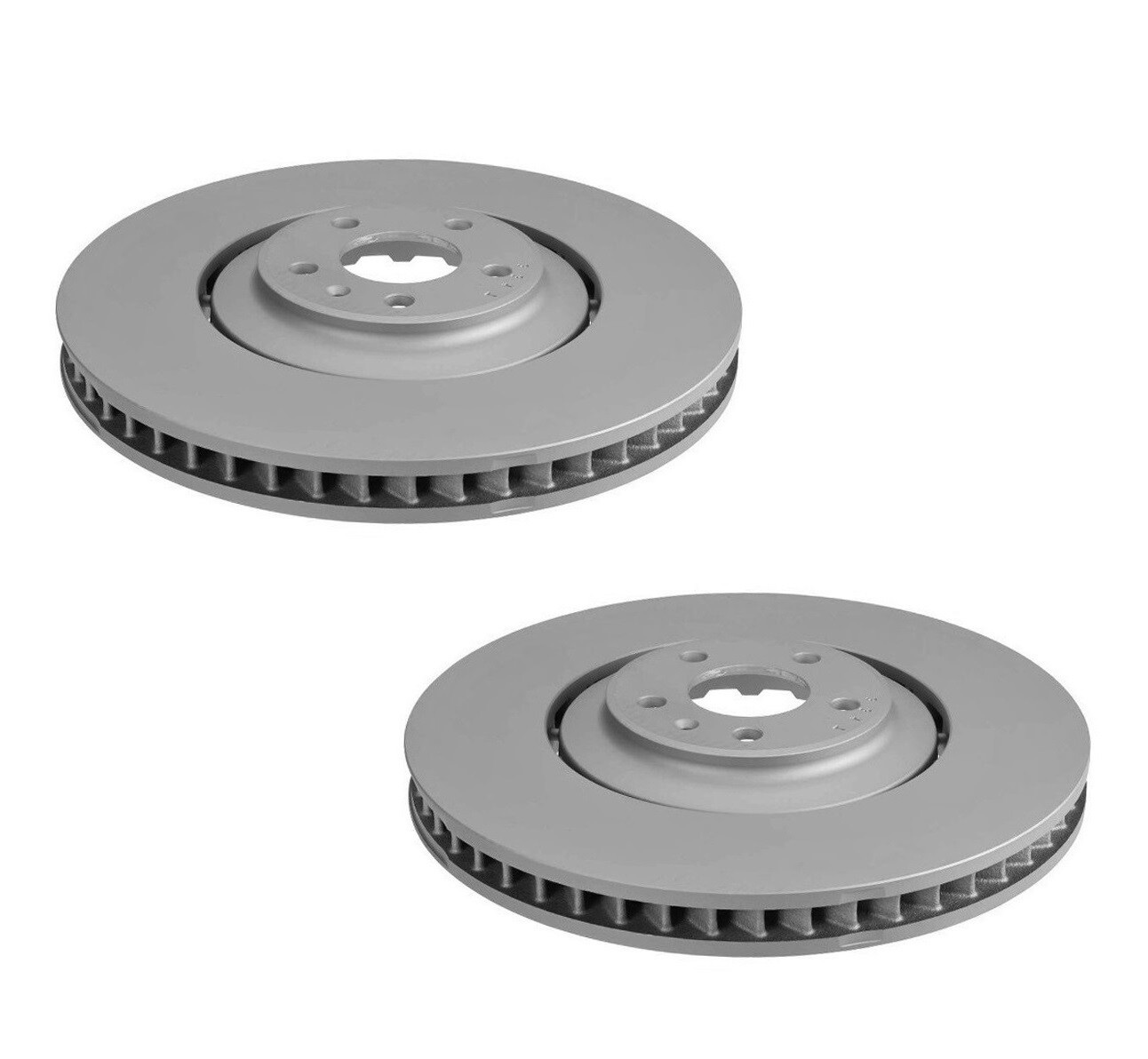 SHW Performance Pair Set 2 Front 380mm Brake Disc Rotors for Audi A8 Quattro SQ5