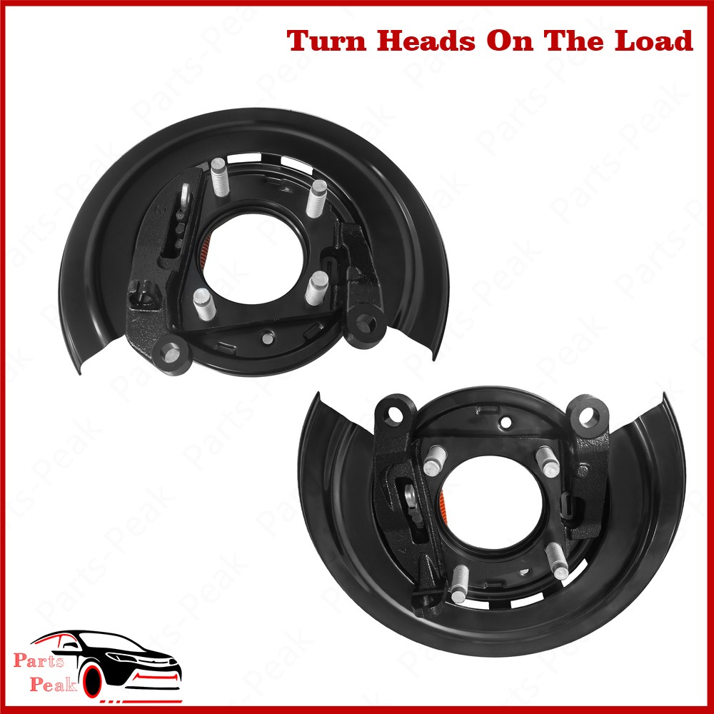 For Ford F-250 F-350 Rear Brake Dust Shield Caliper Mounted Rearward of Axle