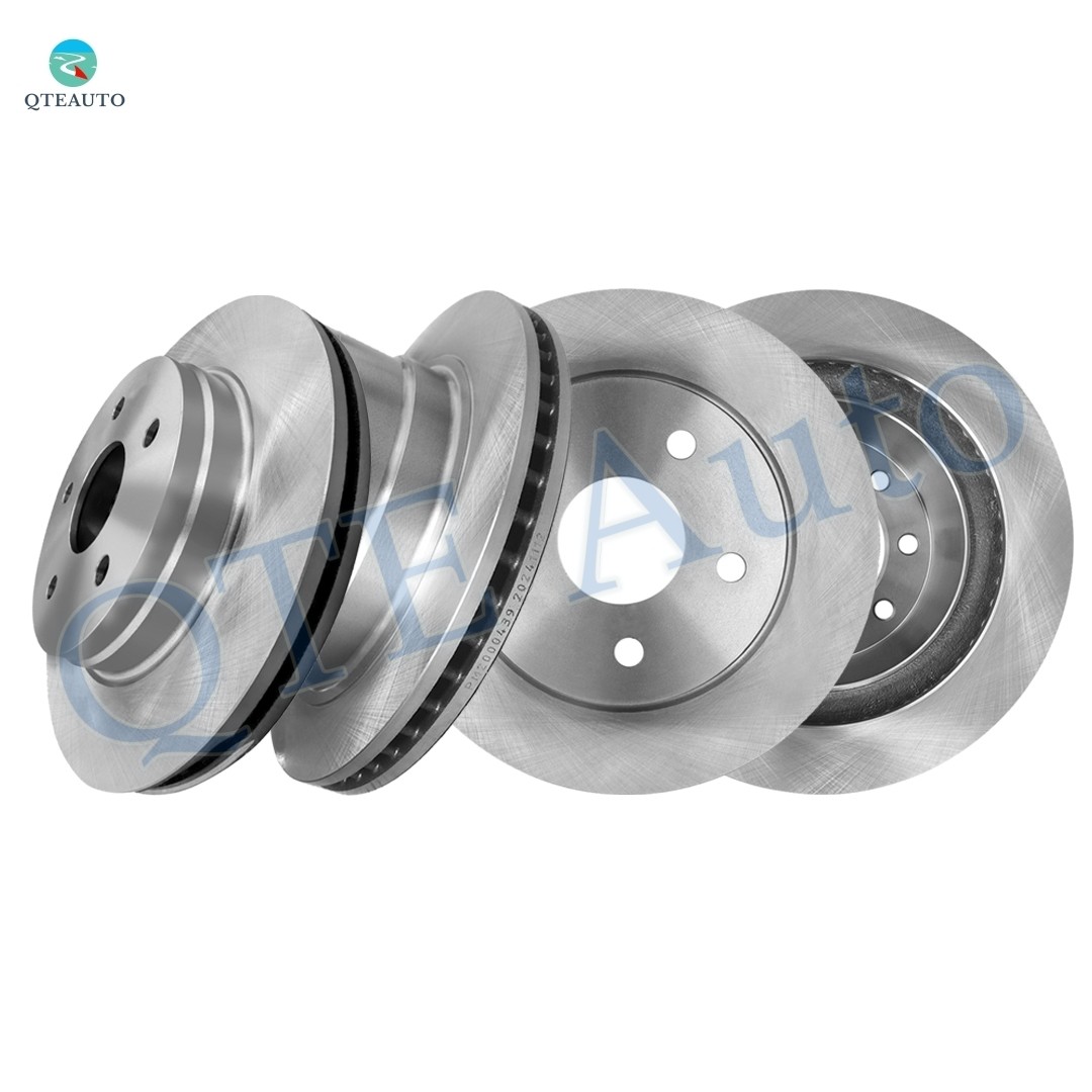 Set of 4 Front 336mm-Rear 352.5mm Brake Disc Rotors For 2006-2008 Dodge RAM 1500
