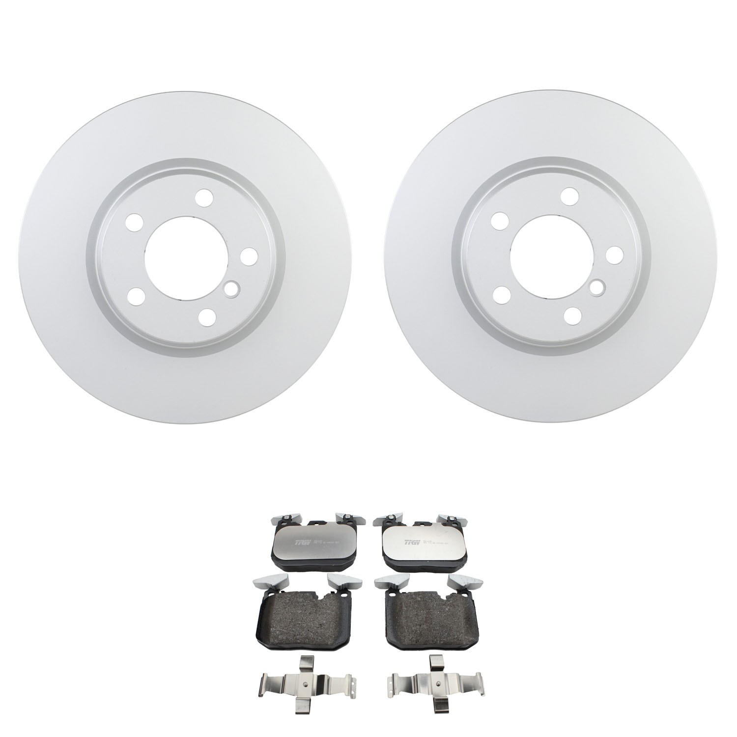 Bosch QuietCast Front Rotors and TRW Pro Low-Met Disc Brake Pad Kit For F92 328i