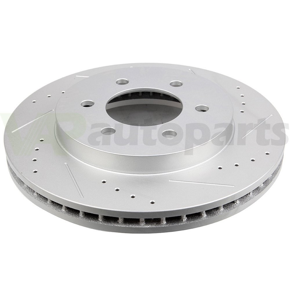 Drill Front Brake Rotors And Pads For Ford F-150 XL 4.2L 4.6L 5.4L 2004-08 330mm