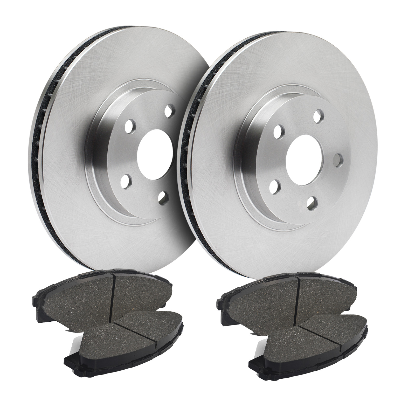 Front Brake Rotors + Ceramic Pads for 2019 2020 2021 Volvo XC40