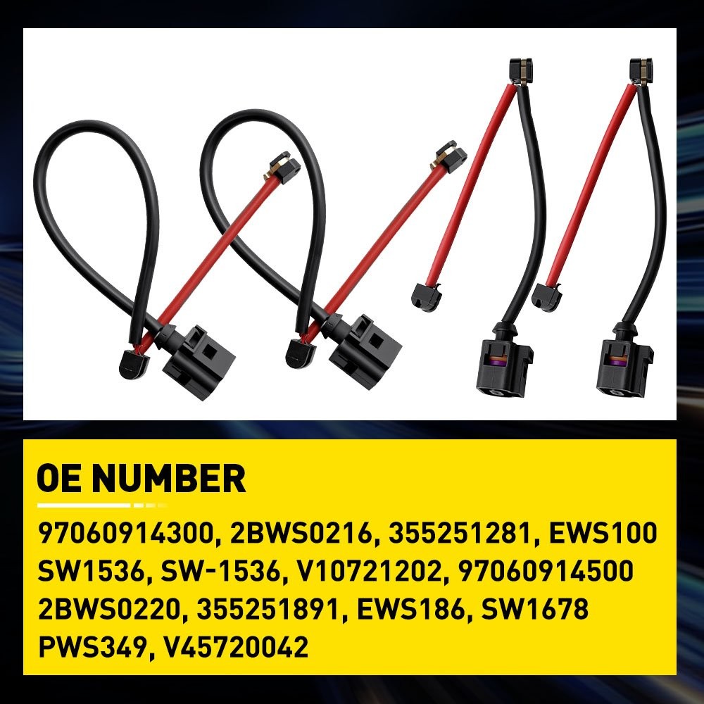 8PCS Brake Pad Wear Sensors For Porsche Cayenne Panamera 2011-2016 SW1678 PWS349