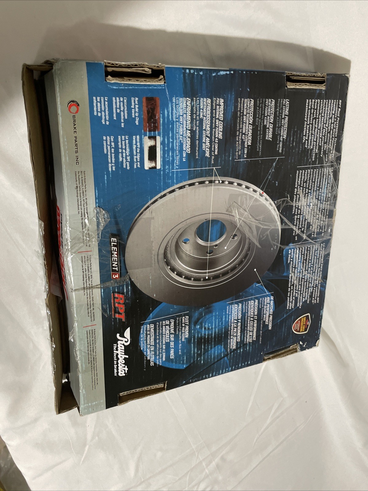 Raybestos 580770FZN Element3 Coated Disc Brake Rotor For Chevrolet Cruze 10-19