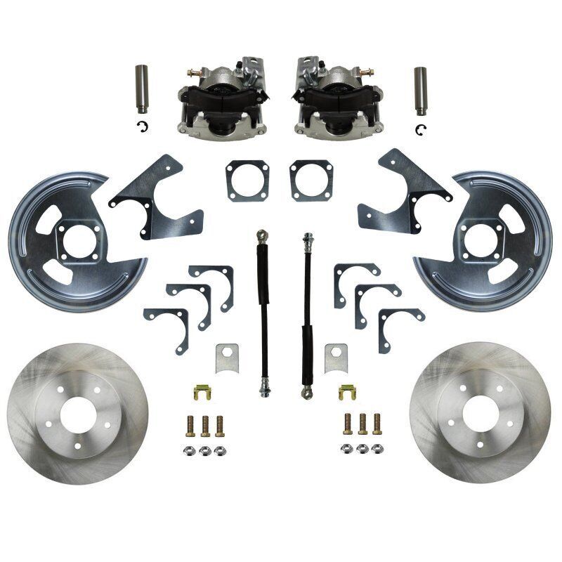 1964-77 GM A, 62-68 X, 67 F Body Leed Brakes Rear Disc Brake Kit (plain rotors)