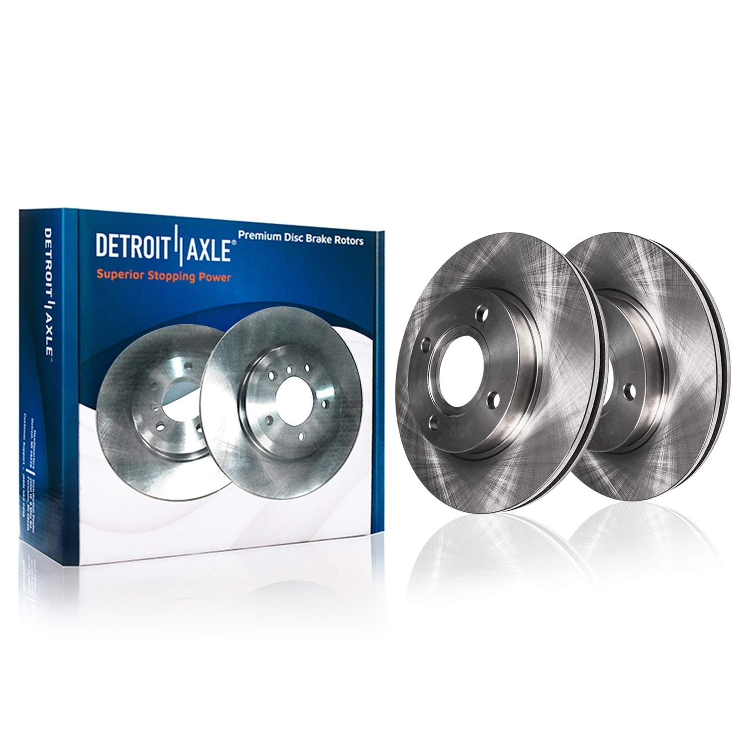 Front Disc Brake Rotors and Ceramic Brake Pads Kit for 2018 – 2020 Nissan Kicks