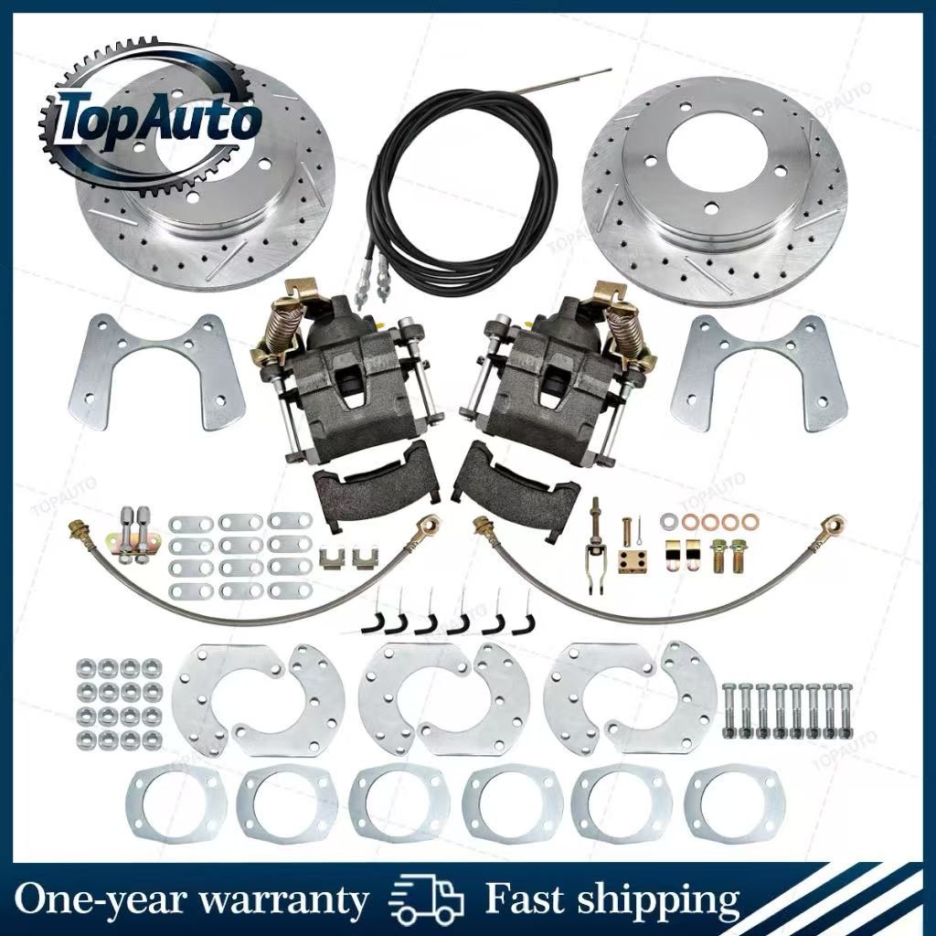 Rear End Disc Brake Conversion Kit, Fits 9 Inch Pre-1987 Ford F-150 Bronco