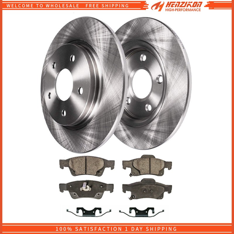REAR Brake Disc Rotors Brake Pads for 2011-2020 Dodge Durango Grand Cherokee USA