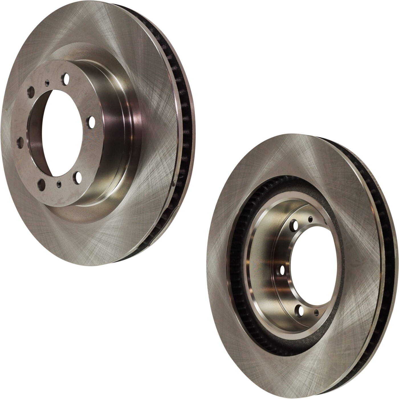Front Brake Disc Set For 2010-2022 Toyota 4Runner Plain Surface