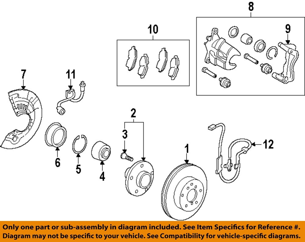 TOYOTA OEM 06-18 Avalon Front Suspension Brake Components-Rotor 4351206150