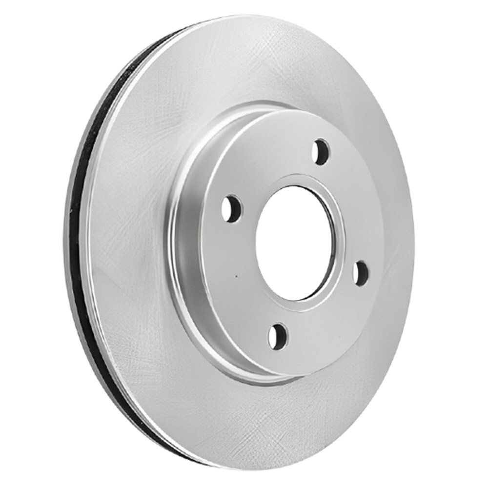 Front Right & Front Left Vented Disc Brake Rotors With Pads For Ford Focus 04-00