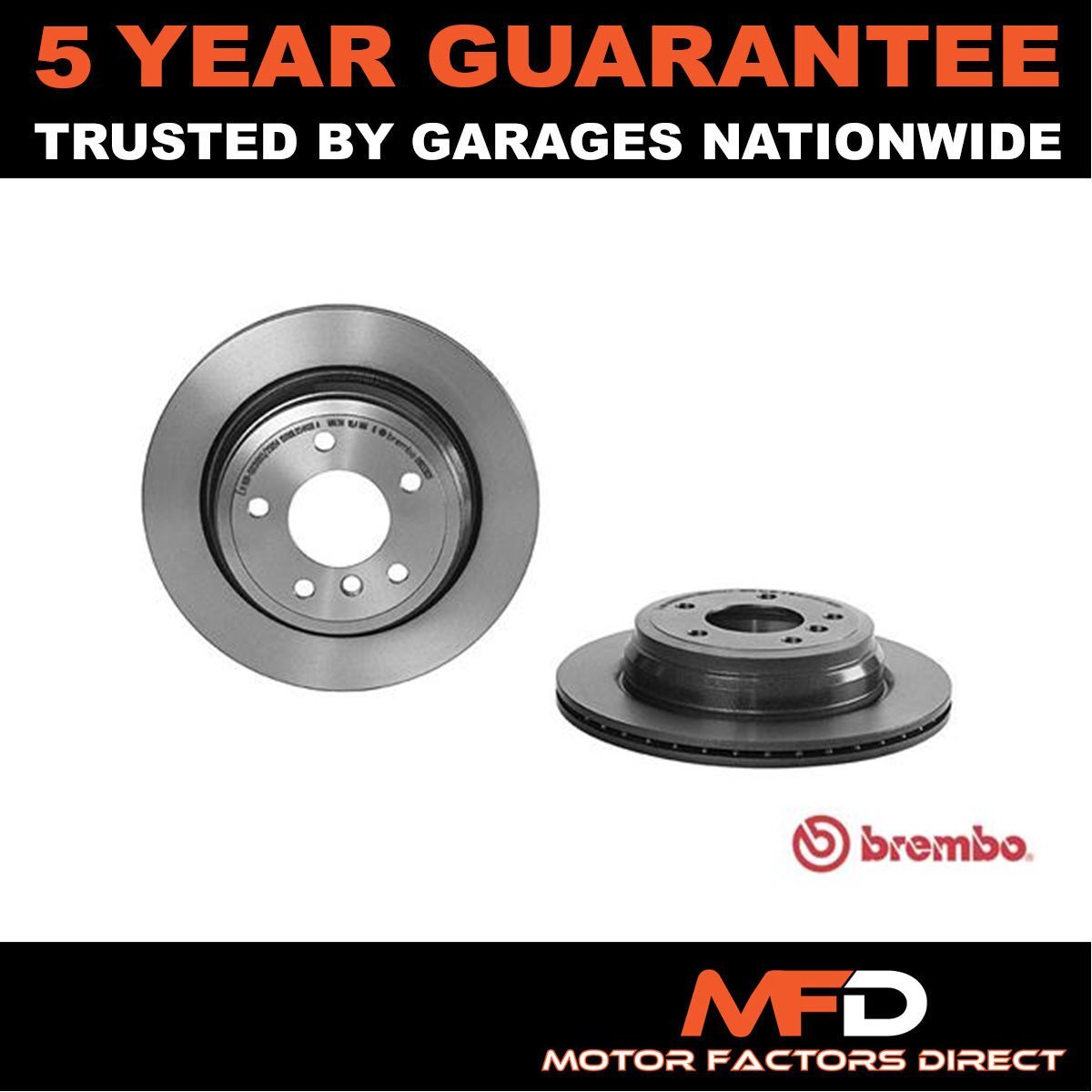 Fits BMW 3 Series 2004-2013 X1 2009-2015 1 Series 2005-2011 MFD Rear 2x Discs