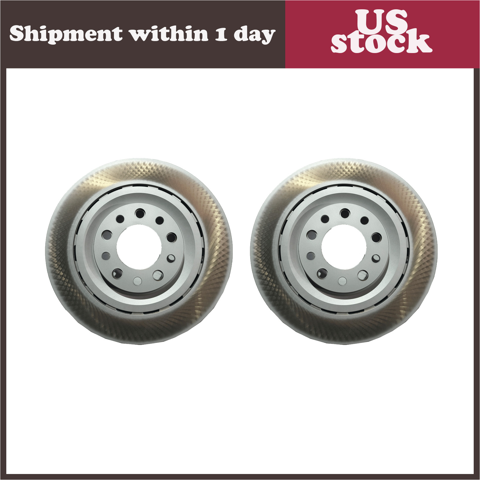 NEW left + right rear brake rotor kit 3Y0615601A for Bentley Mulsanne 2011-2020