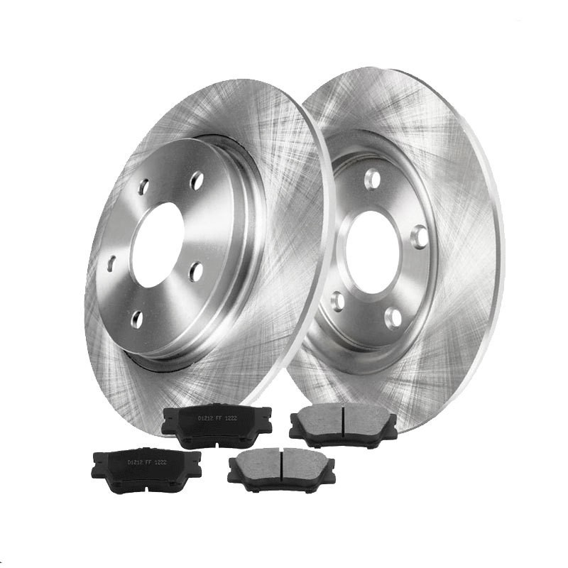 For Toyota Avalon Camry Brake Rotor Rear Disc Rotors and Ceramic Brake Pads Kits