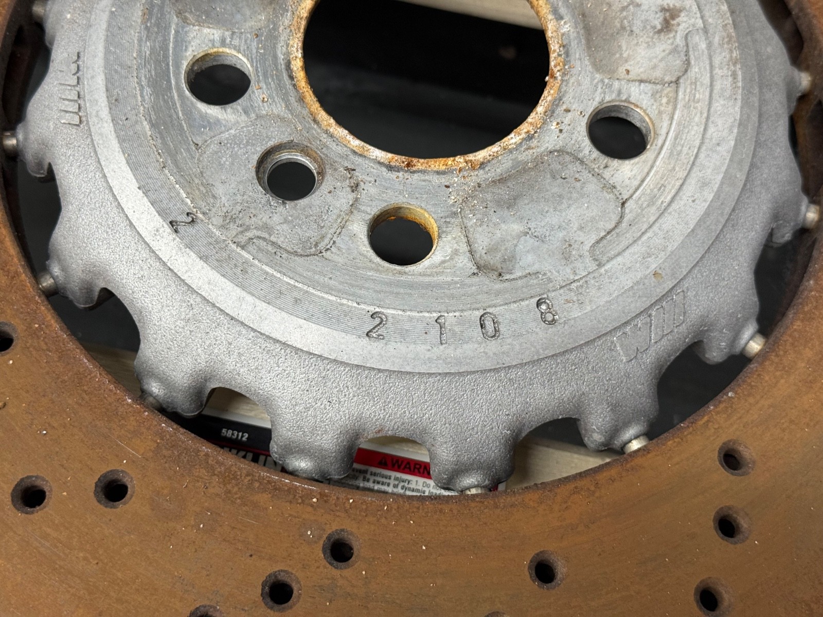 18-23 BMW F90 M5 F91 F92 F93 M8 Rear PAIR 380×28 Disc Brake Rotor OEM ±25.74mm