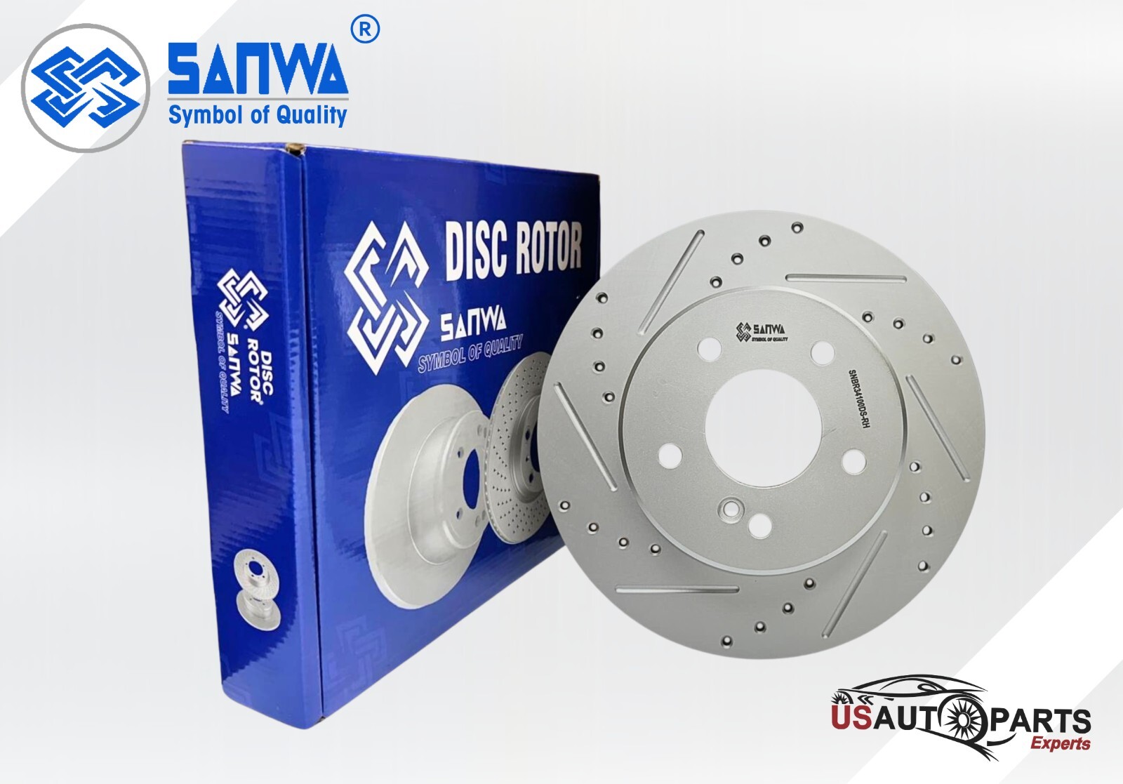 REAR RH BRAKE ROTOR SOLID & GEOMET COATED D&S 290mm FOR MERCEDES-BENZ 96-11 3.0L