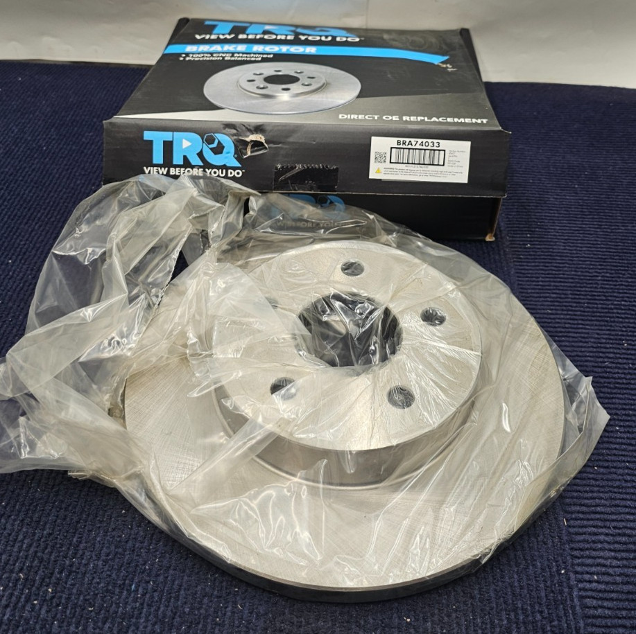 TRQ BRA74033 Brake Disc Rotor Replacement For Honda Civic Insight Model