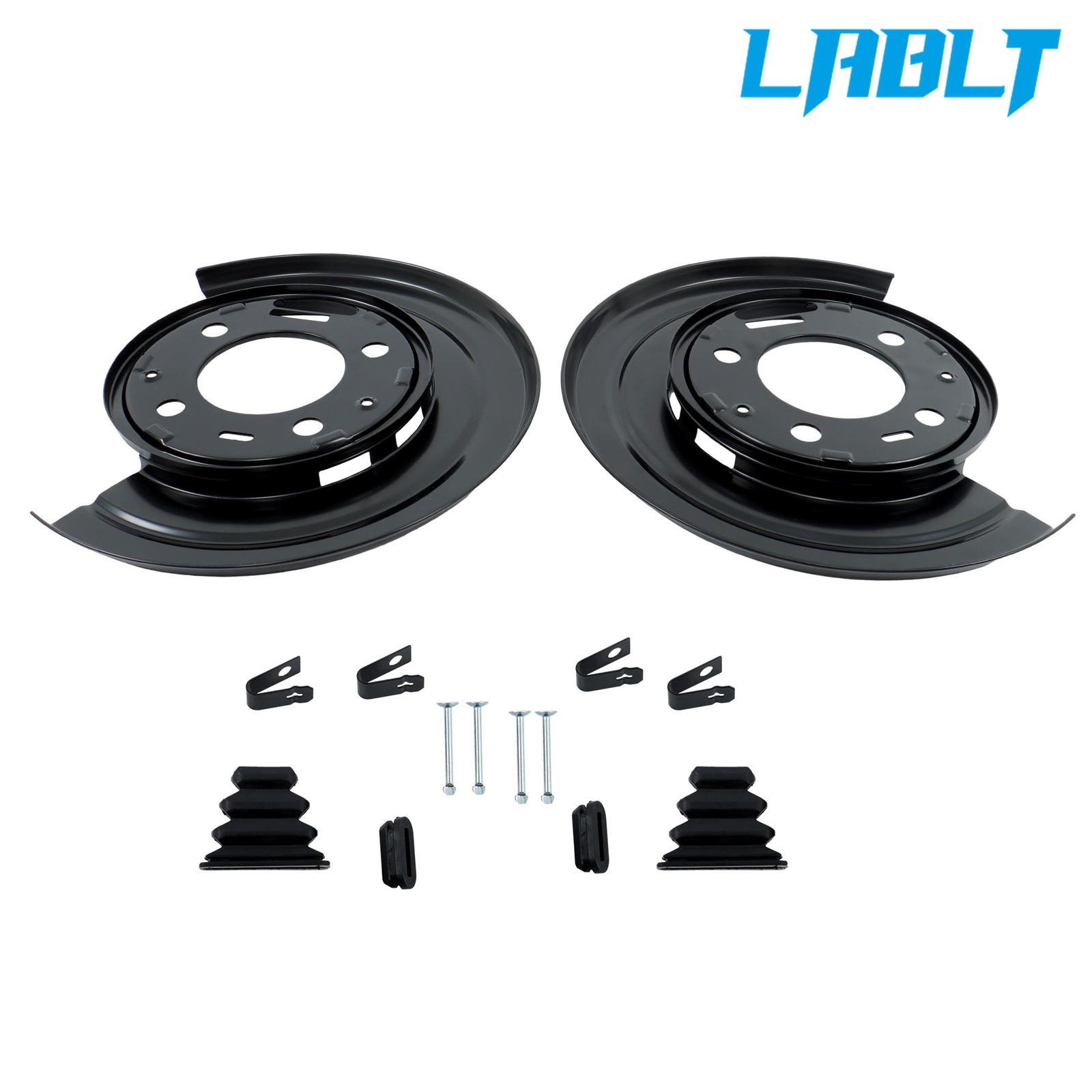 Rear LH+RH Brake Dust Shield Backing Plates For Ford F250 F350 Truck 1999-2015