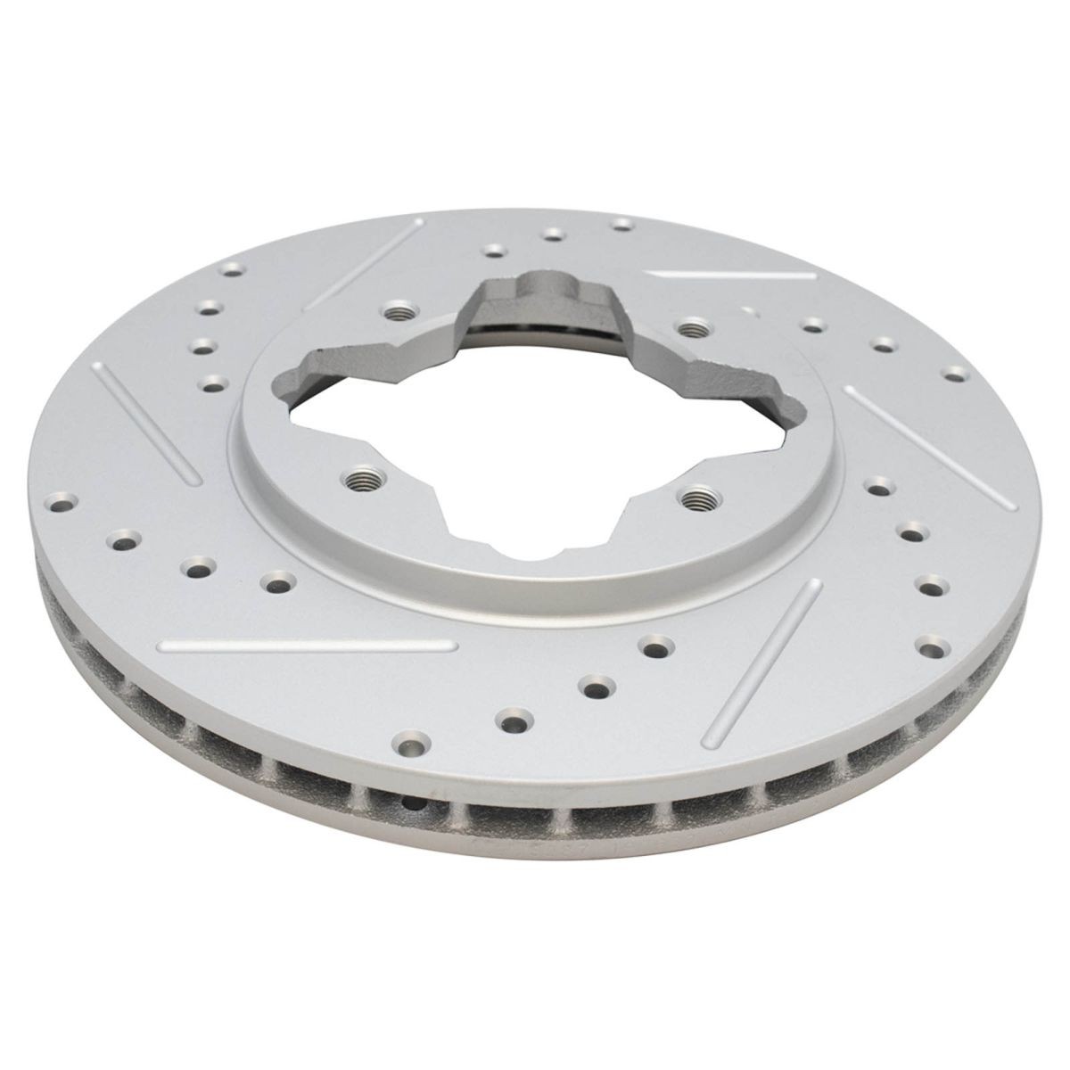 Performance Brake Rotor & Ceramic Pad Front & Rear Kit w/Chemicals