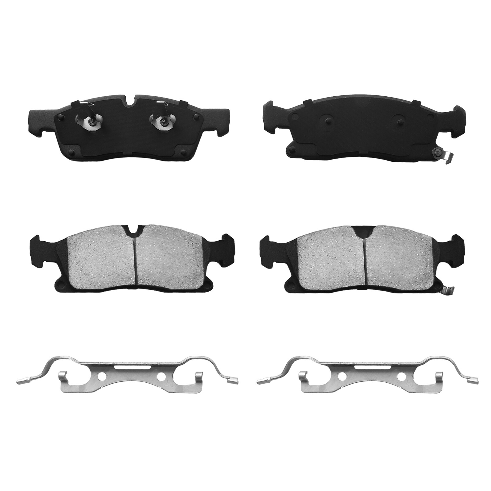 For 2011-2018 Dodge Durango Grand Cherokee Front Rear Drilled Rotors Brakes Pads