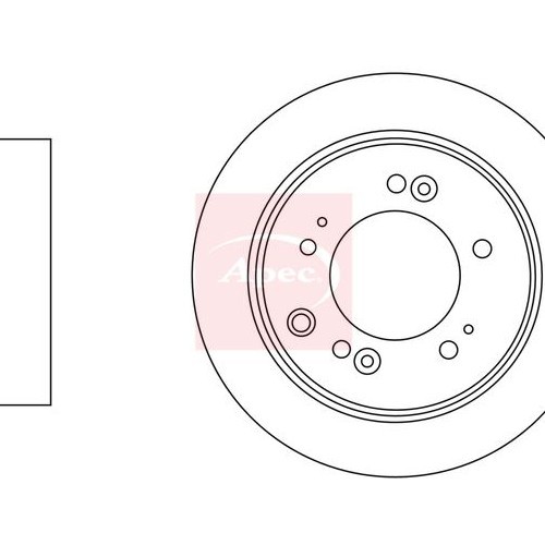For KIA SORENTO I JC 2002 to 2011 BRAKE DISC (REAR) (SINGLE) DSK2784