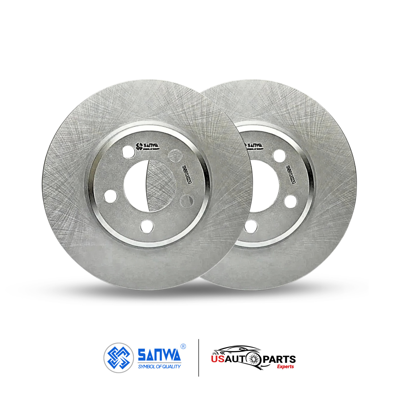 SET OF 2 FRONT BRAKE ROTOR VENTED & GEOMET COATED 320mm FOR DODGE 300 2005-2023