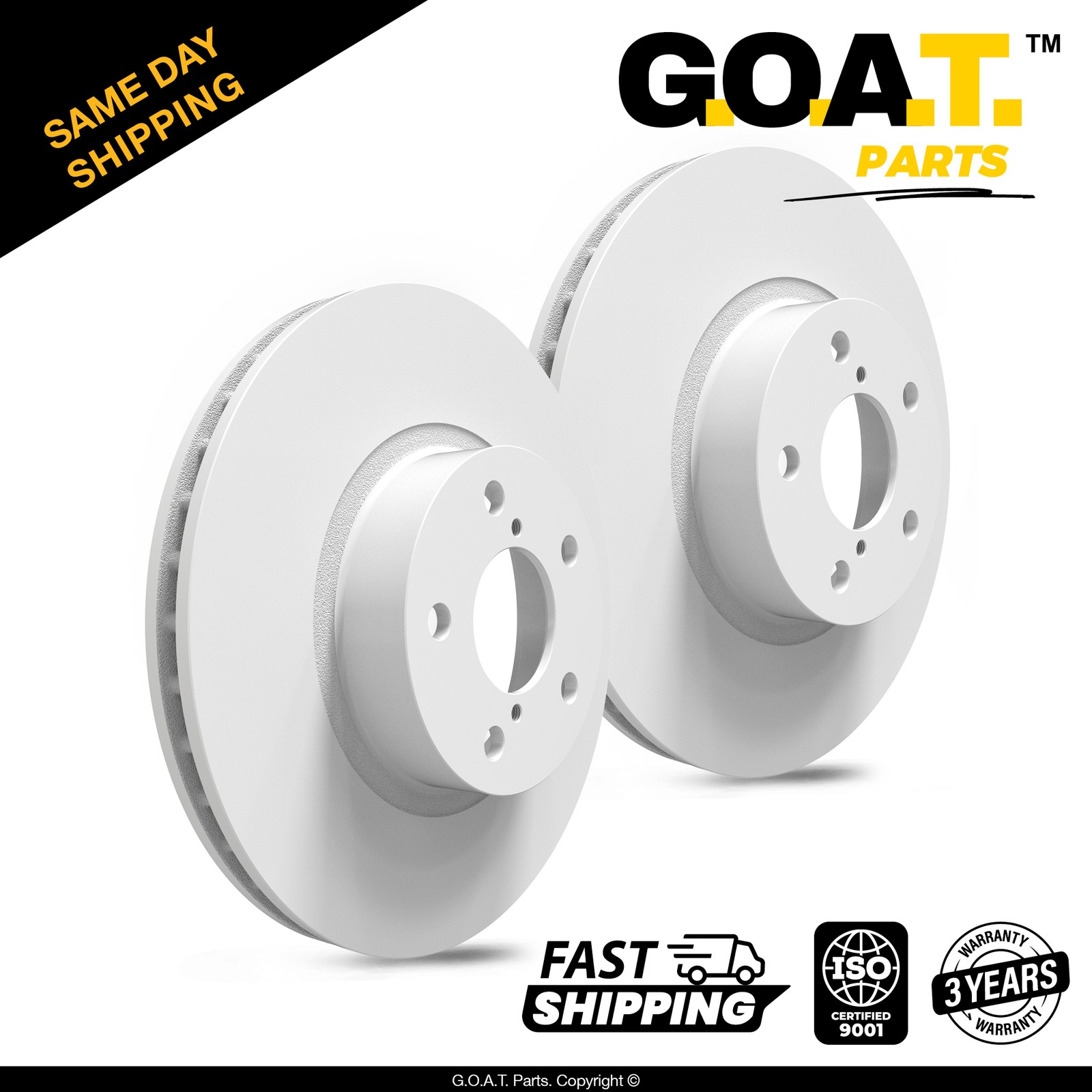 Front Brake Rotors for 05-06 Saab 9-2X 13-16 Subaru BRZ 98-02 Forester 10.9 in