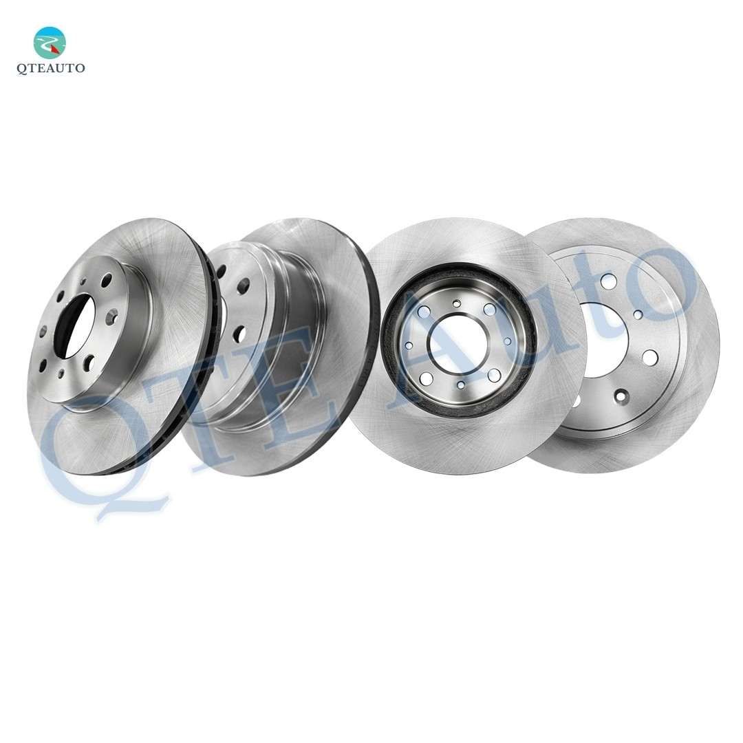 Set of 4 Front 239mm-Rear 238mm Brake Disc Rotors For 1992-1995 Honda Civic