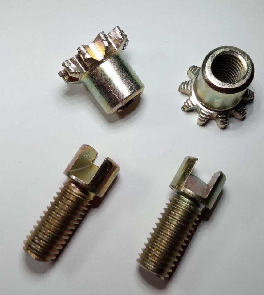 BRAKE SHOE ADJUSTING SCREWS & STAR NUT ADJUSTERS SET 1965-1979 VW T1 BUG BEETLE