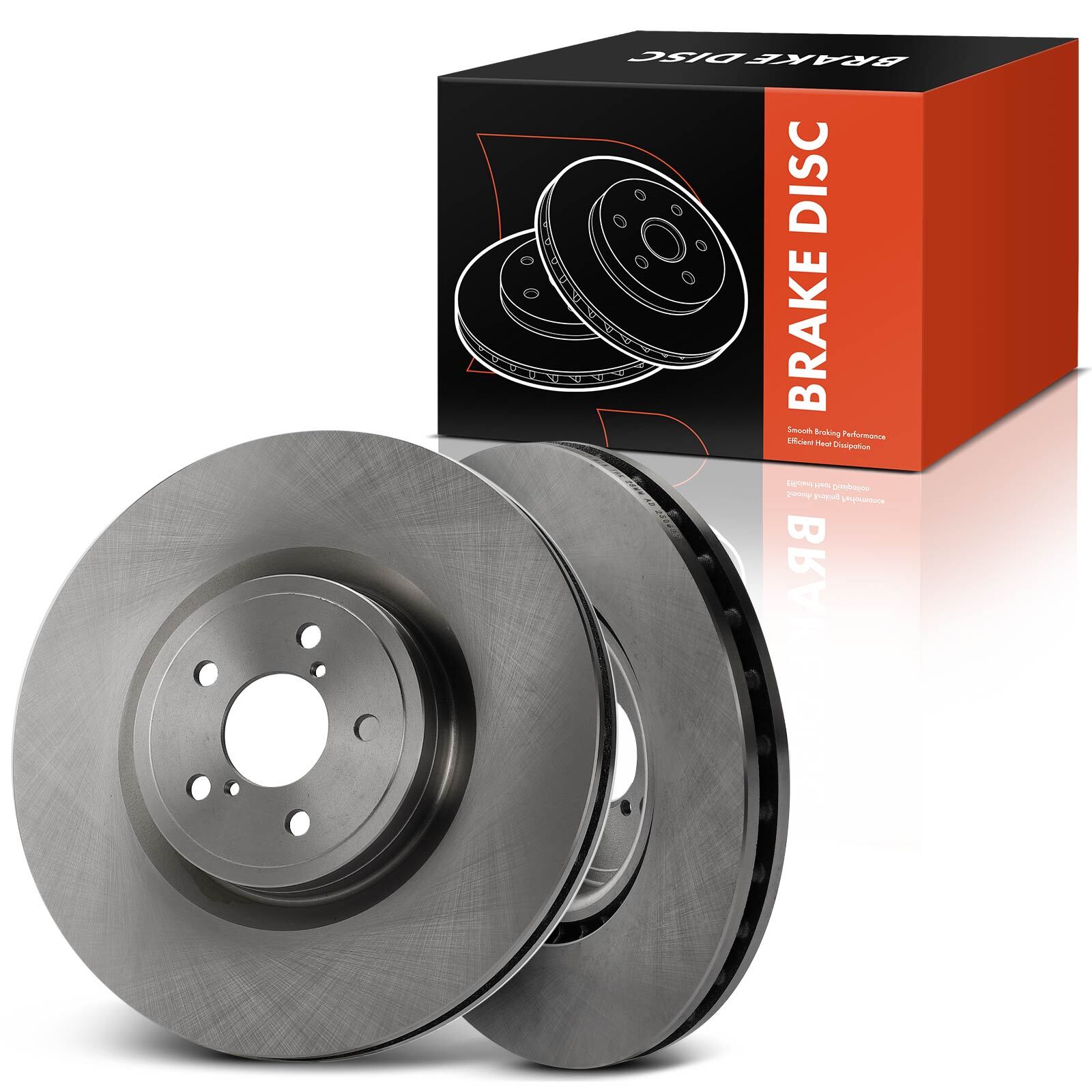 Front Left & Right Disc Brake Rotors for Subaru Impreza 2004 BRZ 17-20 Toyota 86