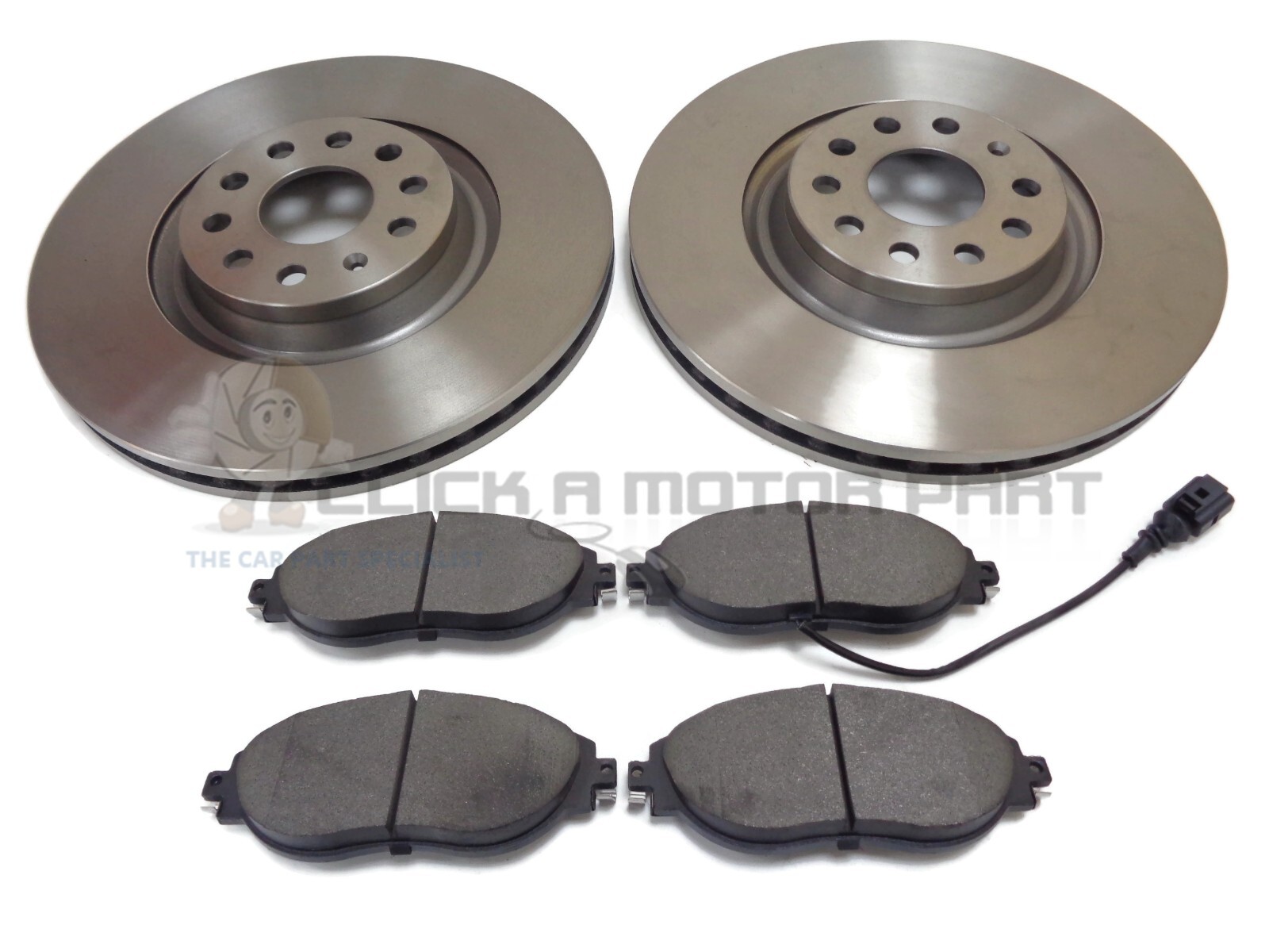 Front 2 Brake Discs And Pads Set For Cupra Ateca 2.0 TSi 2018-2024 (Check 340mm)